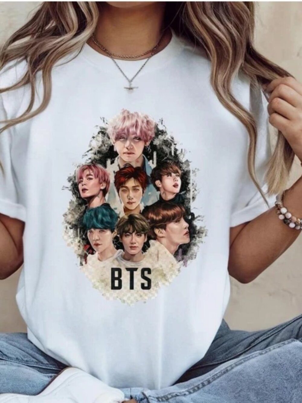 BTS Fan Concert Graphic T-Shirt for ARMY Supporters – Vintage K-Pop Music T S247